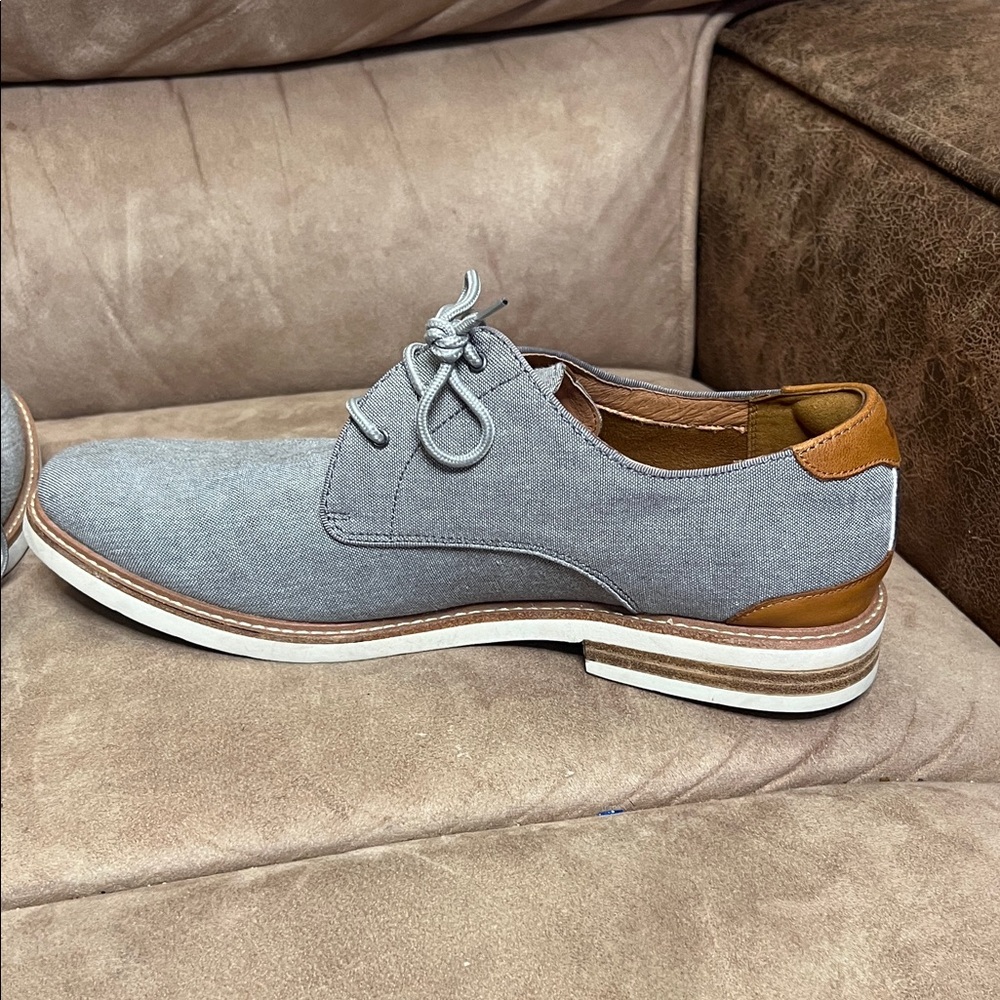 Men's Florsheim Highland Canvas Plain Toe Oxford  Size 12 - Picture 6 of 10